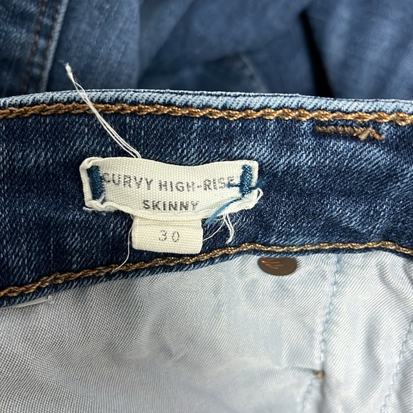 Madewell Curvy High Rise Skinny Jeans in medium wash size 30 - Picture 12 of 12